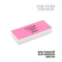 Баф брусок бело-розовый Couture Colour, 180/240 grit