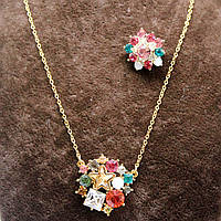 Підвіска та брошка "Квітка"