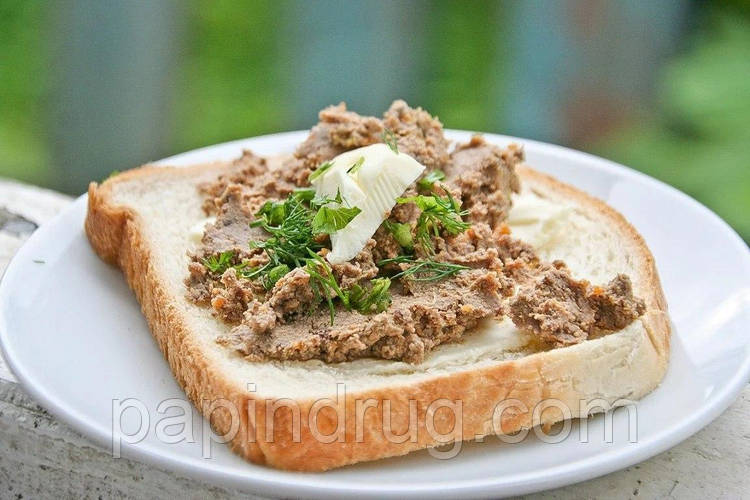 Закуски самогонщика. Паштет из печенки. Рецепт от сайта http://papindrug.com "ПапинДруг"