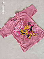 Детская футболка на девочку Щенячий патруль Размеры 1- 2 года Турция
