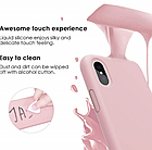 Чохол Silicone Case Full для Samsung Galaxy A01 A01 A015 рожевий (самсунг а01), фото 2