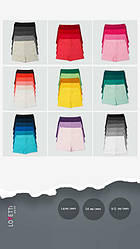 Шорти для дівчинки трикотажні, однотонні, Lovetti (розмір 7(122))