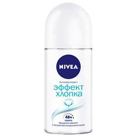 Дезодорант кульковий Nivea Ефект бавовни 50 мл