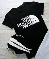 Футболка чорна The North Face logo one  ⁇  Стильна