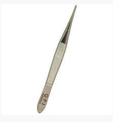 Пінцет для корекції брів QPI Professional точковий 8,5 см QP-12