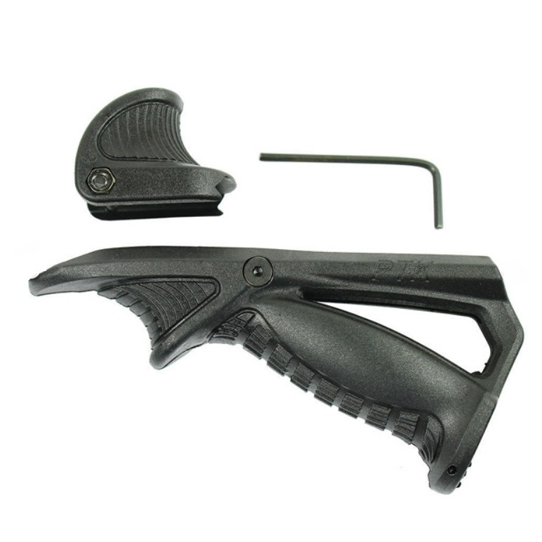 Кутова ергономічна ручка керування вогнем PTK-B з упором, фото 1