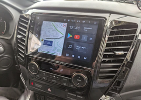 Штатна автомагнітола Mitsubishi Pagero 2016-2018 на Android з хорошою звуковою налаштуванням