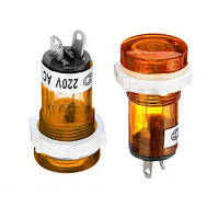 Сигнальна арматура XD15-1 220VAC (жовтий) Daier