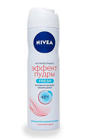 Антиперспірант аерозоль для жінок Nivea Ефект пудри Fresh, 150 мл нівея дезодорант спрей