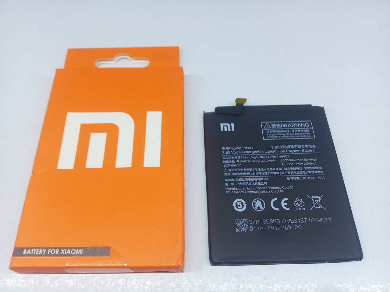 Аккумулятор для Xiaomi Mi 5X - фото 2 - id-p766734329