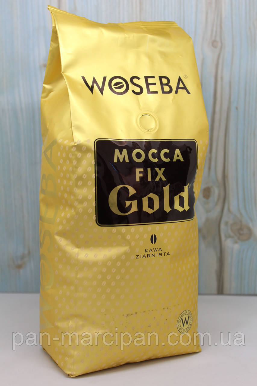 Кава зернова Woseba Mocca Fix Gold 1 кг Польща, фото 1