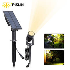 Світильник T-SUN на сонячній батареї IP65 6000K кабель 3м Ліхтар