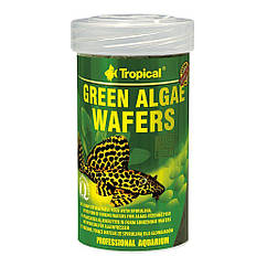 Сухий корм для акваріумних риб Tropical в пластинках Green Algae Wafers 100 мл