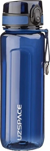 Пляшка для води UZSPACE U-type 6019 750 мл, синя