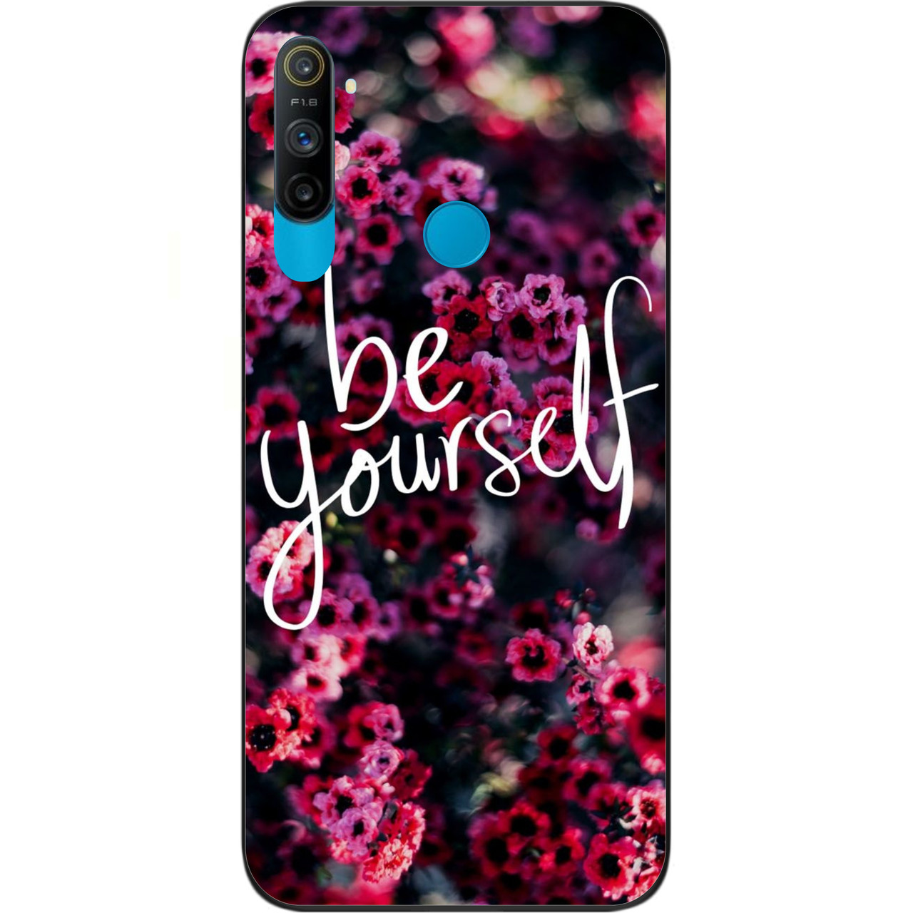Чохол з картинкою силіконовий для Realme C3 Будь собою