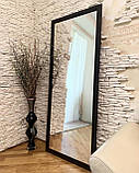 Дзеркало велике настінне Венге в повний зріст підлогове 170 на 70 в рамі мдф ростове, фото 2