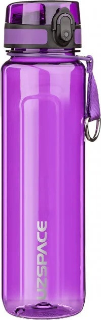 Пляшка для води UZSPACE U-type 6020 1000 мл, фіолетова
