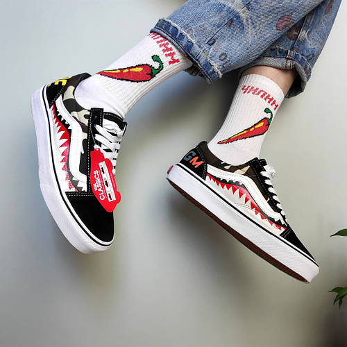 Vans Old Skool X Bape Custom