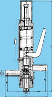 Клапан защитно-предохранительный импульсный пружинный