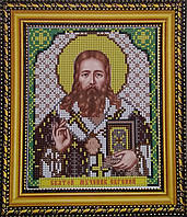 Набор для вышивки бисером ArtWork икона Святой Мученик Евгений VIA 5087