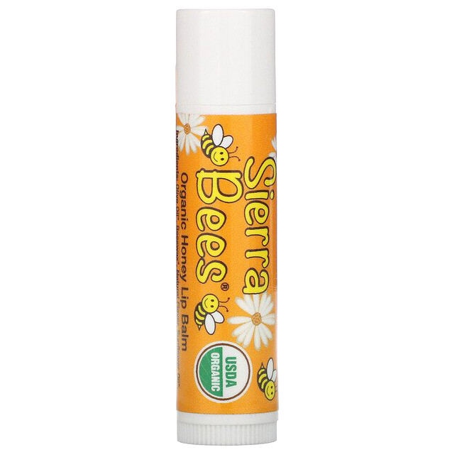 Органічний бальзам для губ Sierra Bees "Honey Lip Balm" медовий (4.25 г), фото 1
