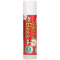 Органический бальзам для губ Sierra Bees "Pomegranate Lip Balm" гранатовый (4,25 г)