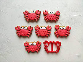 3D-формочки-вирубки для пряників "Краб"