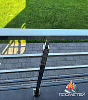 Огородження для балконів з нержавіючої сталі з горизонтальним наповненням