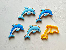 3D-формочки-вирубки для пряників "Дельфін 2"