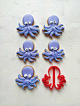 3D-формочки-вирубки для пряників "Восьминіг"