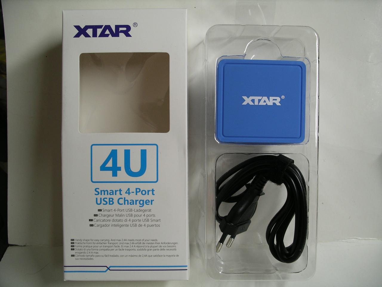 Адаптер XTAR 4U на чотири роз'єми USB мережевий