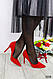 Туфлі червоні на шпильці (Дефект, пятно), фото 6
