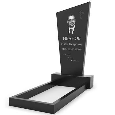 Пам'ятник на могилу із граніту (120*60*8) Р-31