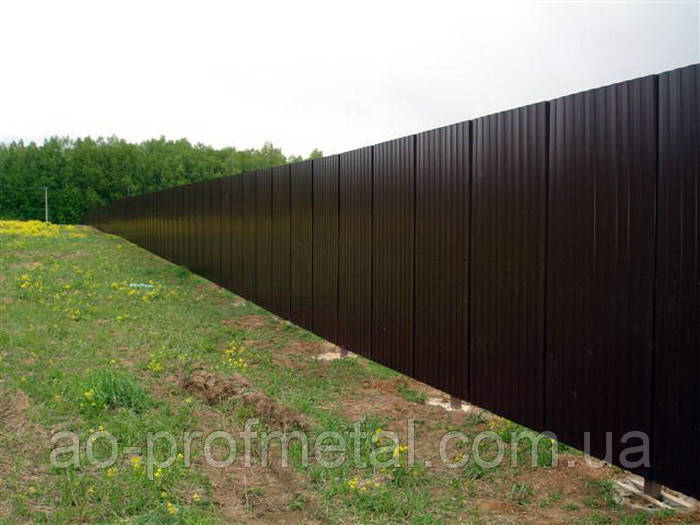 Профнастил для Забора, Профлист Заборний, Металлопрофіль на Забор ...