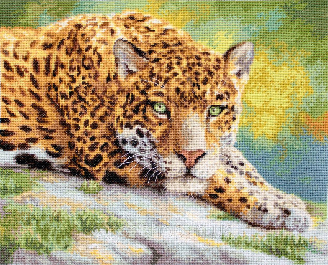 Набір для вишивання нитками LETISTITCH Peaceful Jaguar (LETI 920)