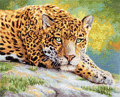 Набор для вышивания нитками LETISTITCH Peaceful Jaguar (LETI 920)
