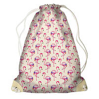 Рюкзак-мішок Рожеві фламінго 33*45 см (RM_TRO029_SBR)