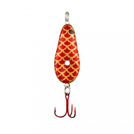 Блешня Lindy Glow Spoon RED SCALE, фото 1