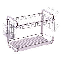 Сушарка для посуду Kamille двоярусна 55х25х39.5см KM-0767
