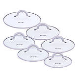 Набір каструль Kamille KM-5640S 12 предметів Каструлі з нержавіючої сталі Каструля з кришкою, фото 8