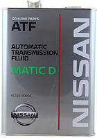 Трансмісійна олива Nissan ATF Matic Fluid D 4 л