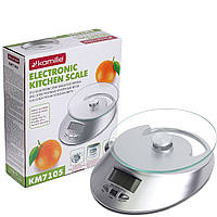 Кухонні ваги електронні Kamille KM-7105 5 кг Кухонні ваги Електронні кондитерські ваги Ваги кухонні