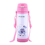 Термопляшка дитяча Kamille KM-2086 550мл Синій Термос з нержавіючої сталі Термос для дітей Термос дитячий, фото 9