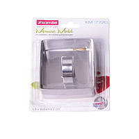 Форма для викладання Kamille KM-7770 8х8х4.5 см Квадратна форма для вирубки Форма квадратна для викладання