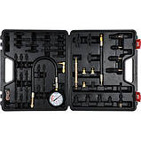 Компрессометр для бензинових і дизельних двигунів 50 предметів YATO YT-73012 (Польща), фото 4