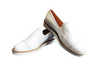 Туфлі жіночі лофери шкіряні білі KIOMI (розмір 38, EU39)