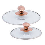 Набір каструль з нержавіючої сталі Kamille KM-4935 4 предмети Комплект каструль з кришкою Каструлі для дому, фото 6