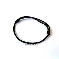 Чоловічий браслет чорна нитка