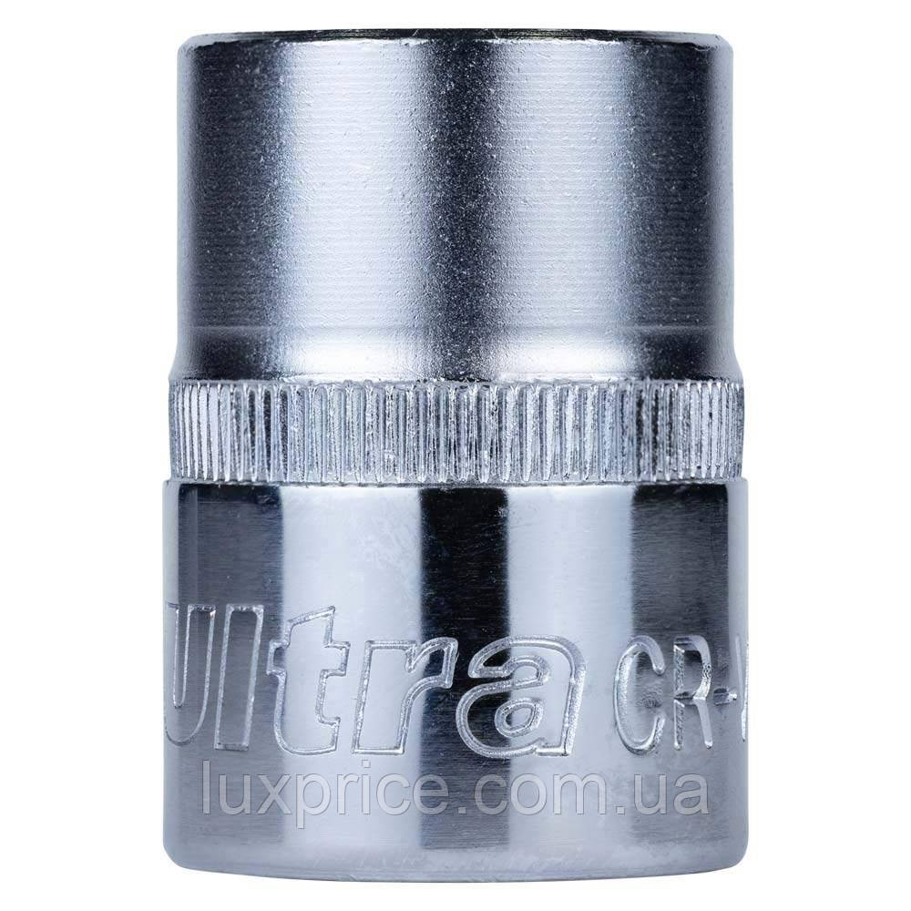 Насадка шестигранна 3/4" 22мм CrV ULTRA (6075222)   Luxprice