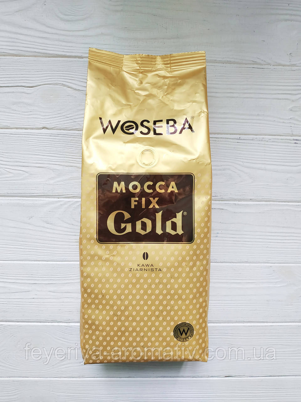Кава в зернах Woseba Mocca Fix Gold 1кг (Польща)